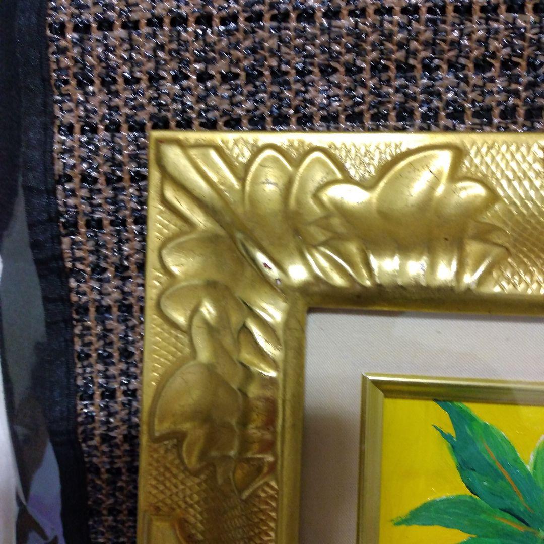 真作 絵画　[雨森三郎] 　油彩画 「牡丹」 F4　油絵　額装　原画　静物画　額