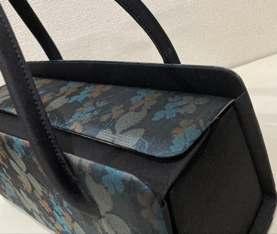 正絹経(たてにしき)利休和装バッグ