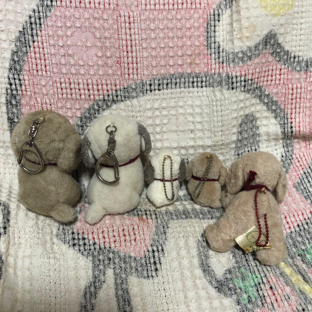 オリエンタルトーイ　うめ吉　ぬいぐるみキーホルダー　中古品　5コセット