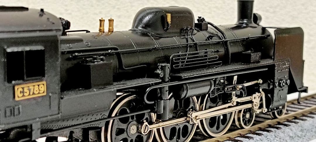 HOゲージ 天賞堂アダチ Ｃ57蒸気機関車、カンモーター、メンテナンス済