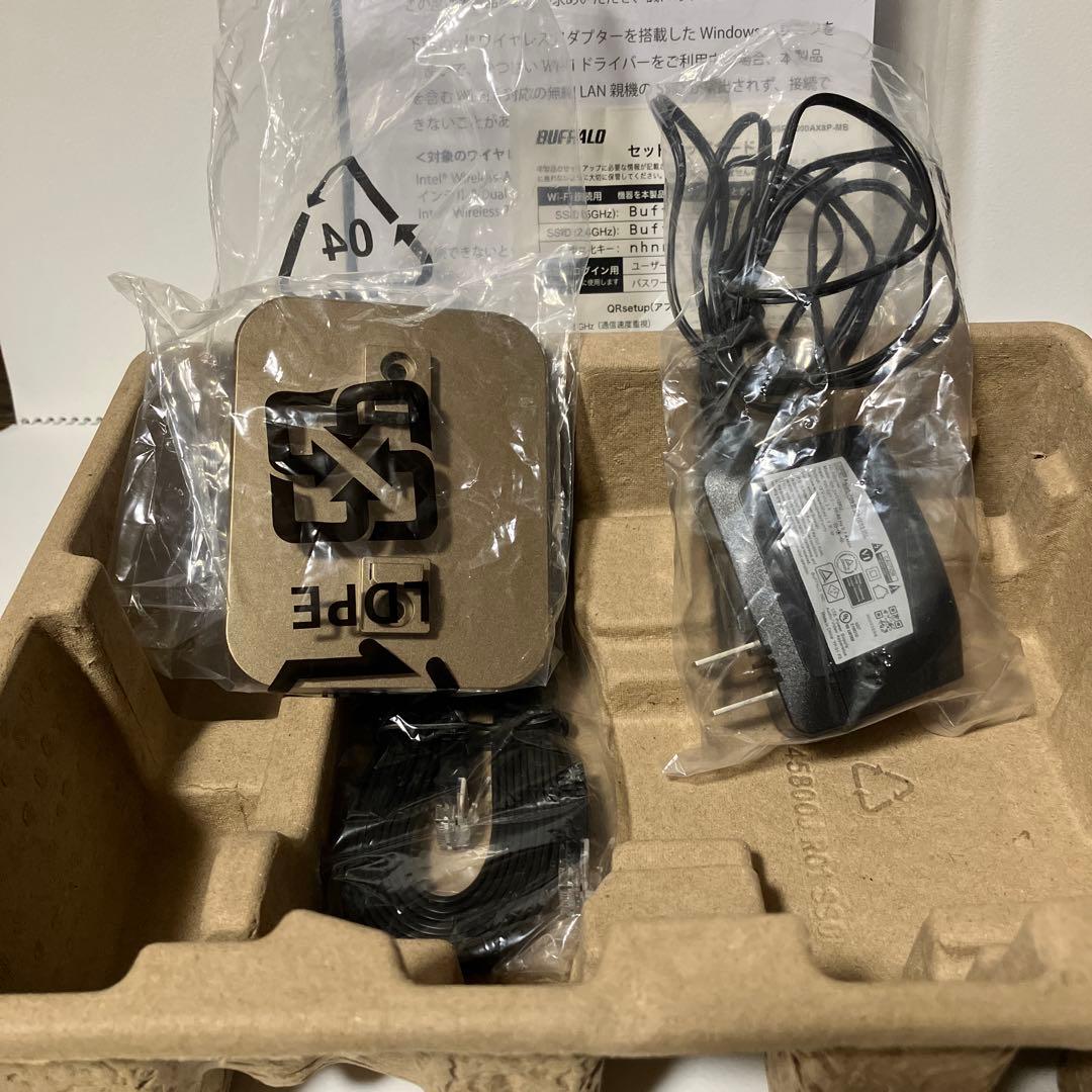 y*n様 BUFFALO WSR-6000AX8P Wi-Fi６ルーター