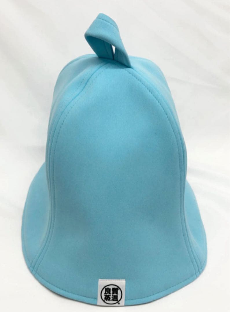 ベストサウナハット フェイクスエードマイクロファイバー ライトブルー　サイズＬ