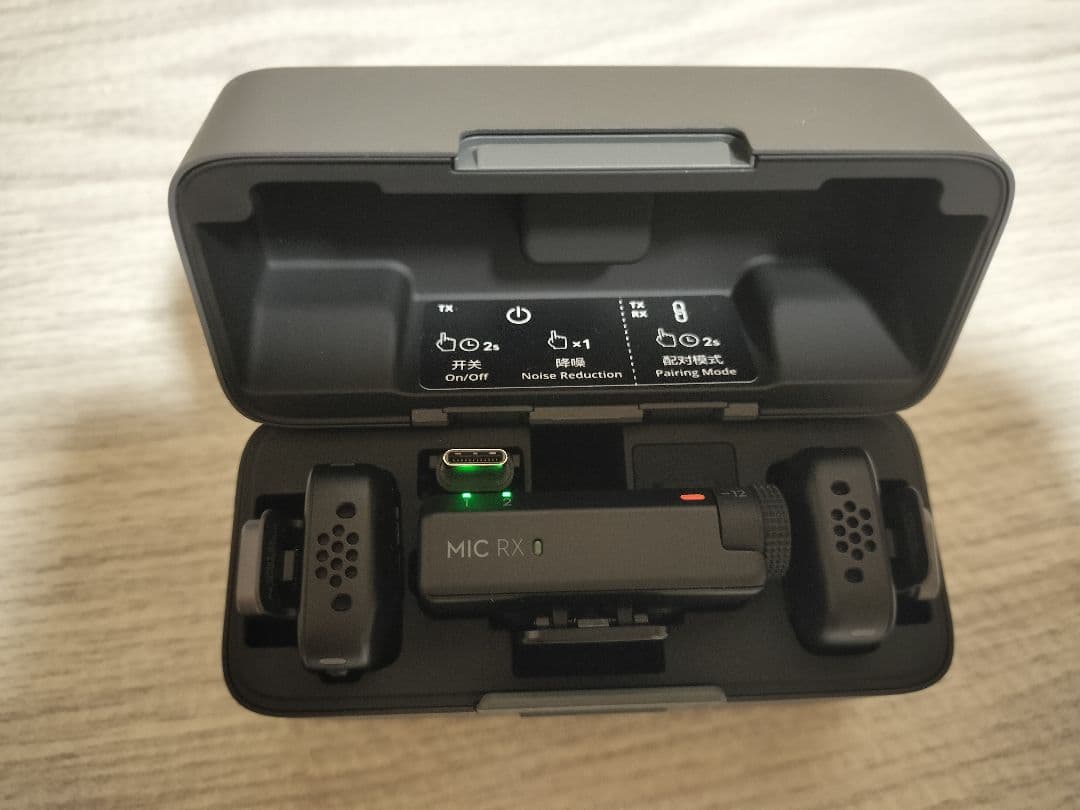 DJI Mic Mini（2 TX + 1 RX + 充電ケース） ピンマイク