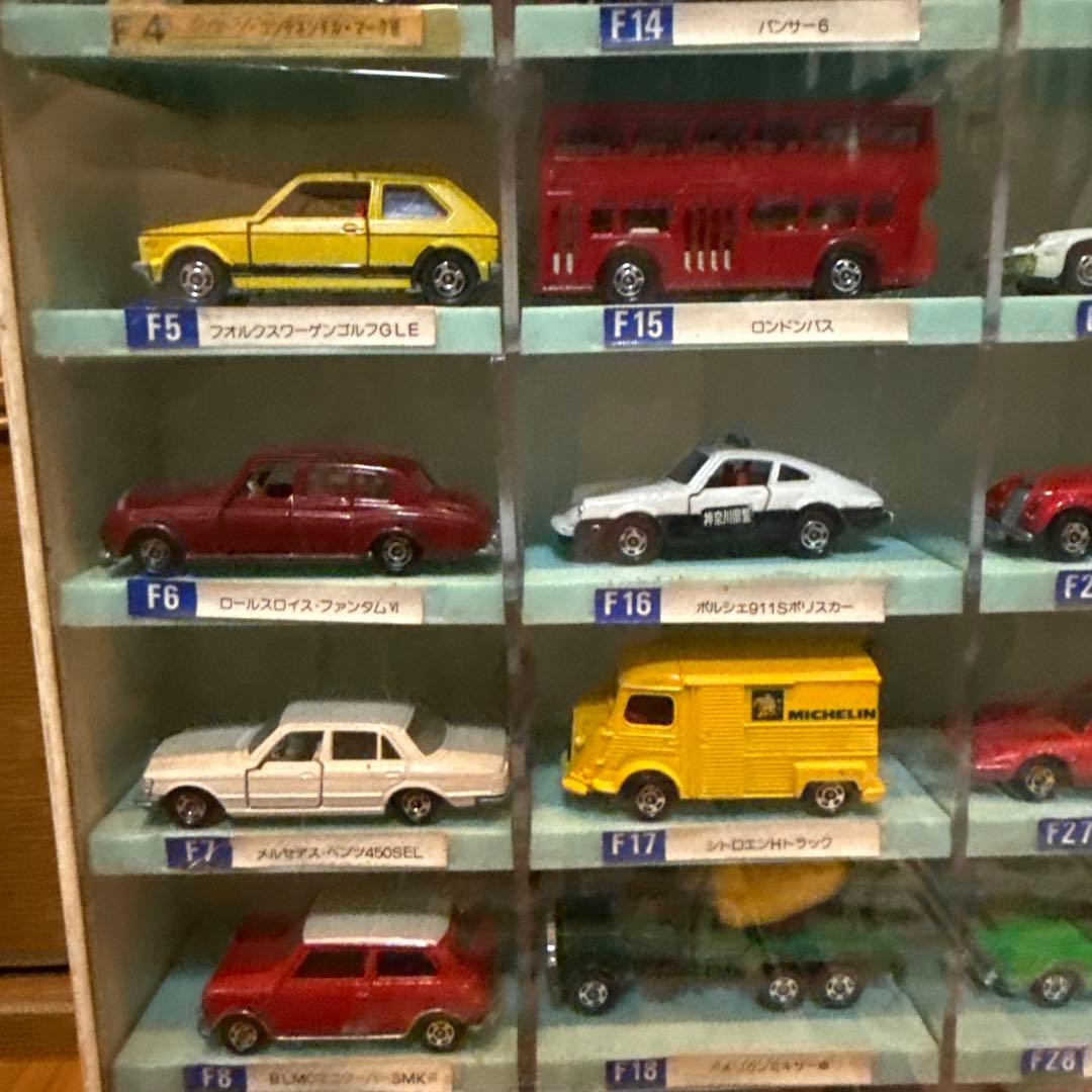 C*I様 絶版超希少品　トミカ 青箱外国車シリーズ 非売品ディスプレイケース付