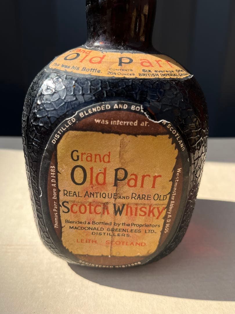 Old Parr スコッチウイスキー750ml ティンキャップ 古酒　希少ボトル