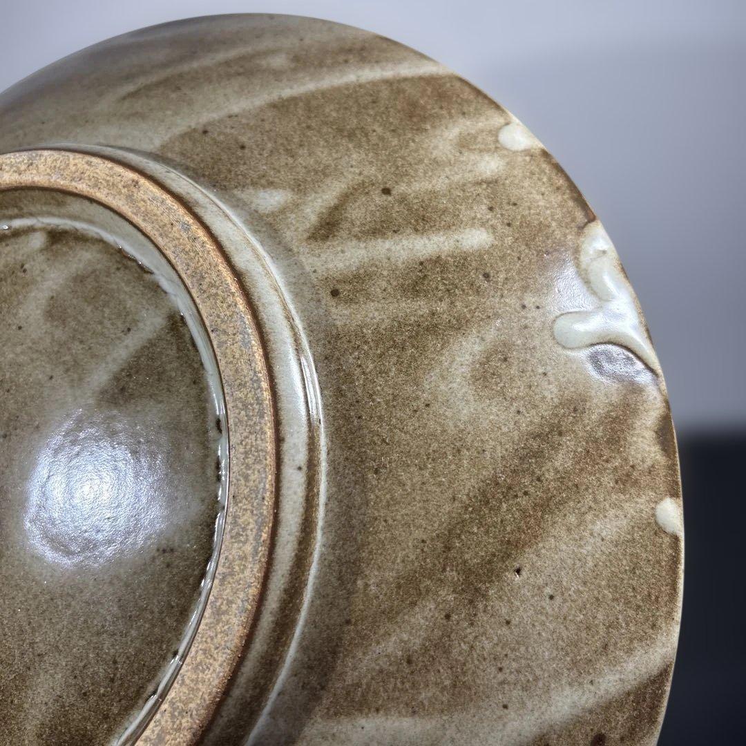 真作　人間国宝　島岡達三　象嵌皿　大皿　経約31センチ