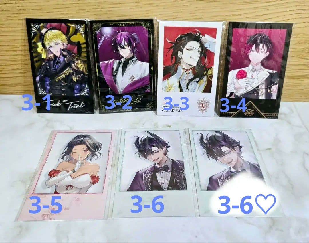 にじさんじ ポストカード カード チェキ ステッカー