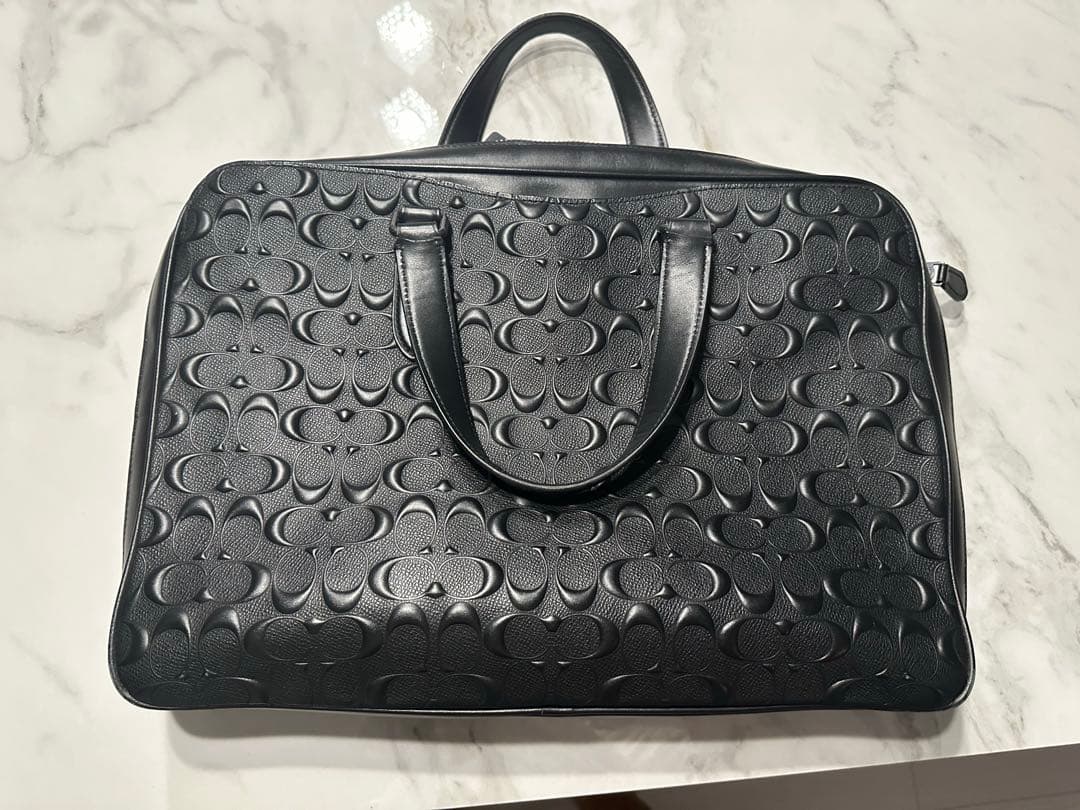 値下げ！！売り切りたいですコーチ　ブラック ビジネスバッグ　ブリーフケース