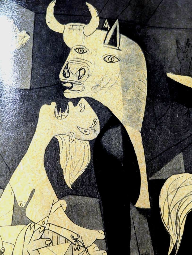 極希少品 ピカソ ゲルニカ スペイン返還記念プラド美術館学芸員監修による複製画