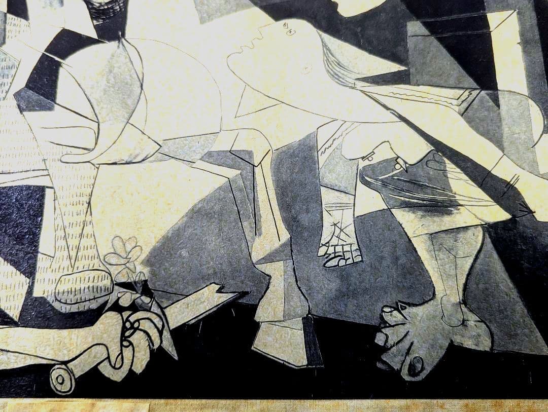 極希少品 ピカソ ゲルニカ スペイン返還記念プラド美術館学芸員監修による複製画