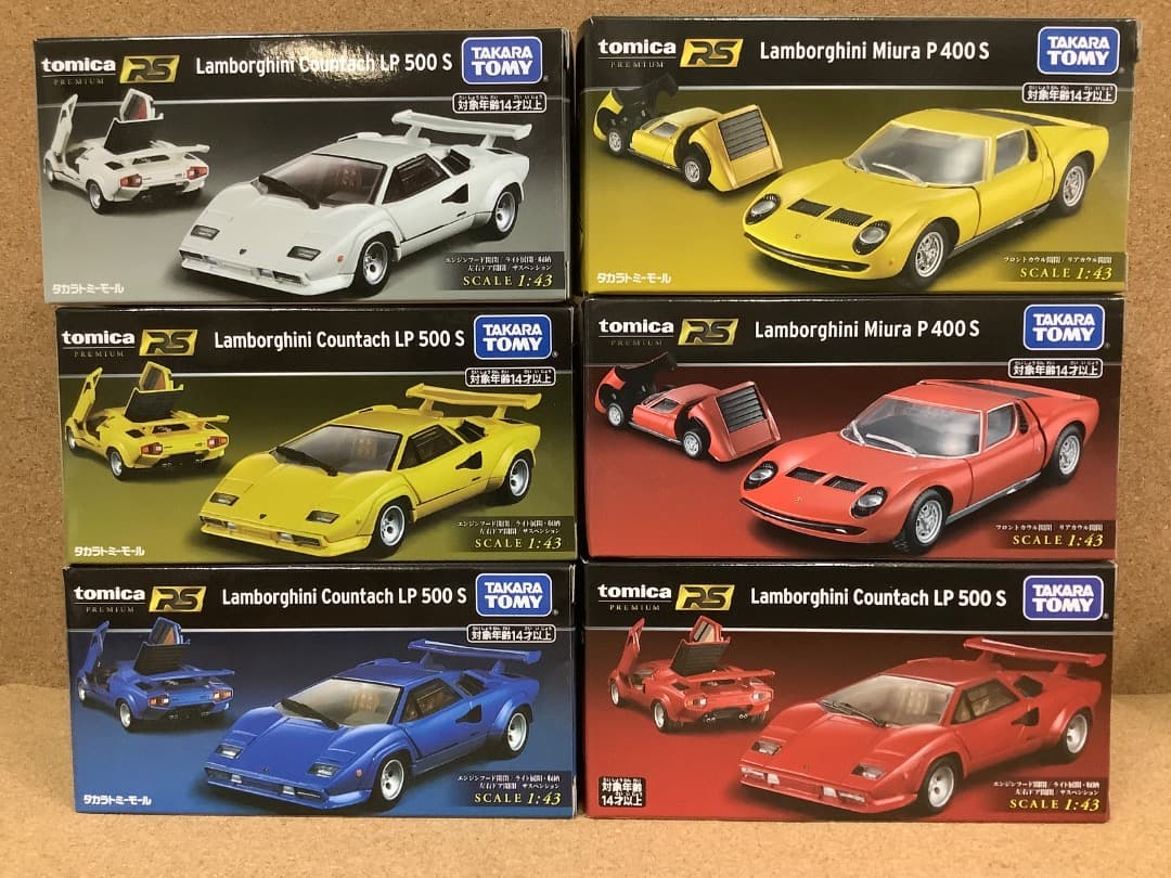 トミカプレミアム RSランボルギーニ カウンタックLP500S ミウラP400S