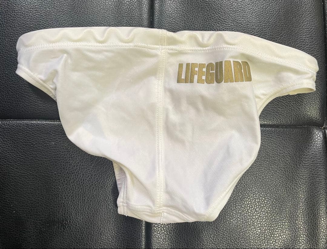 アシックス Sサイズ 白 競パン 水着