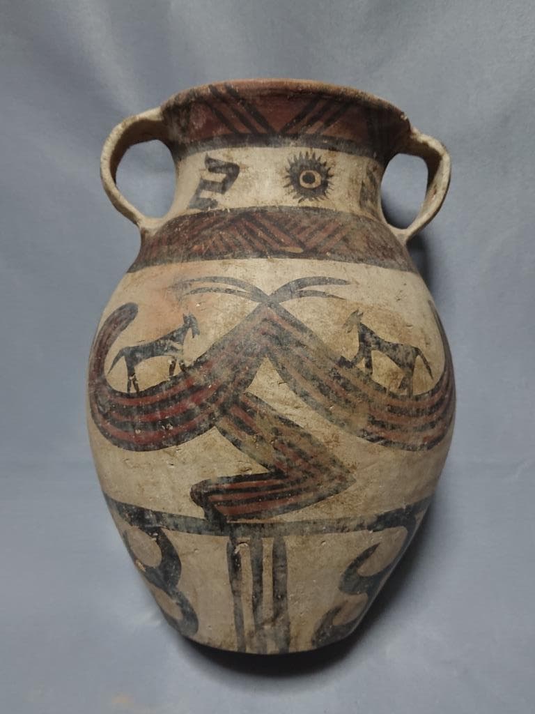 126　コレクター収集品　　インダス文明16～17世紀　彩紋土器