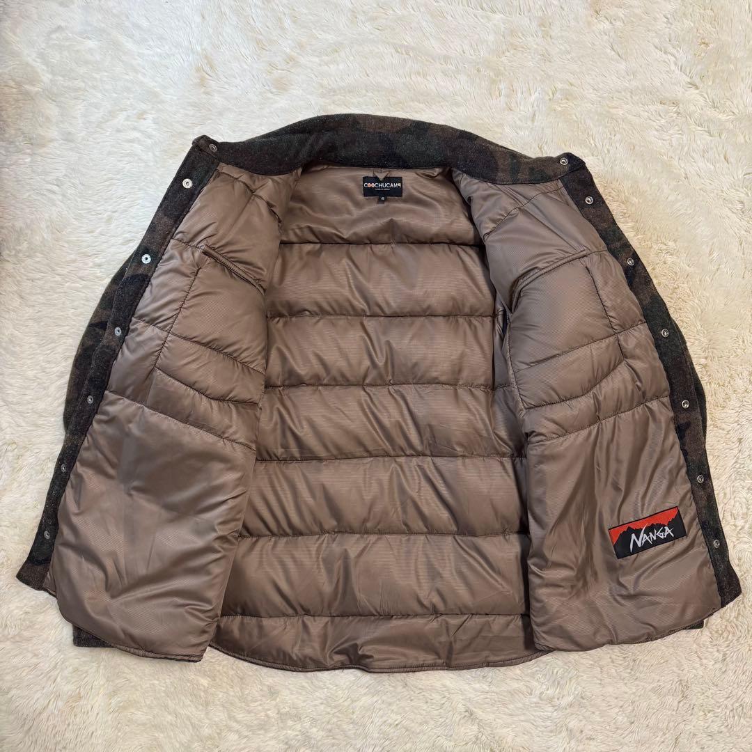 希少　NANGA × coochucamp 迷彩ジャケット Sサイズ