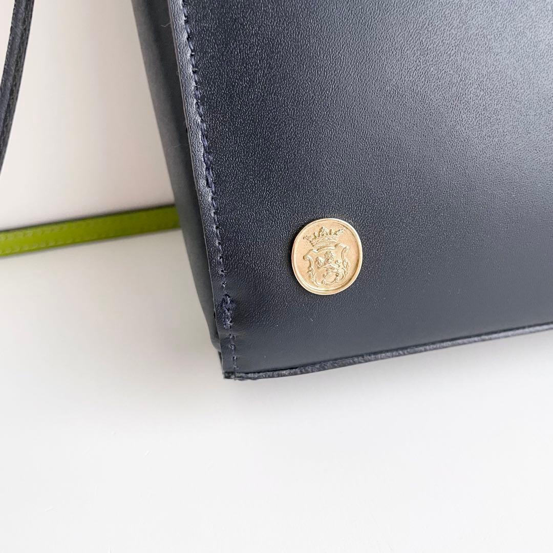 ADMJ ショルダーバッグ レクタングル ヴィッテリアルマ レザー 新品