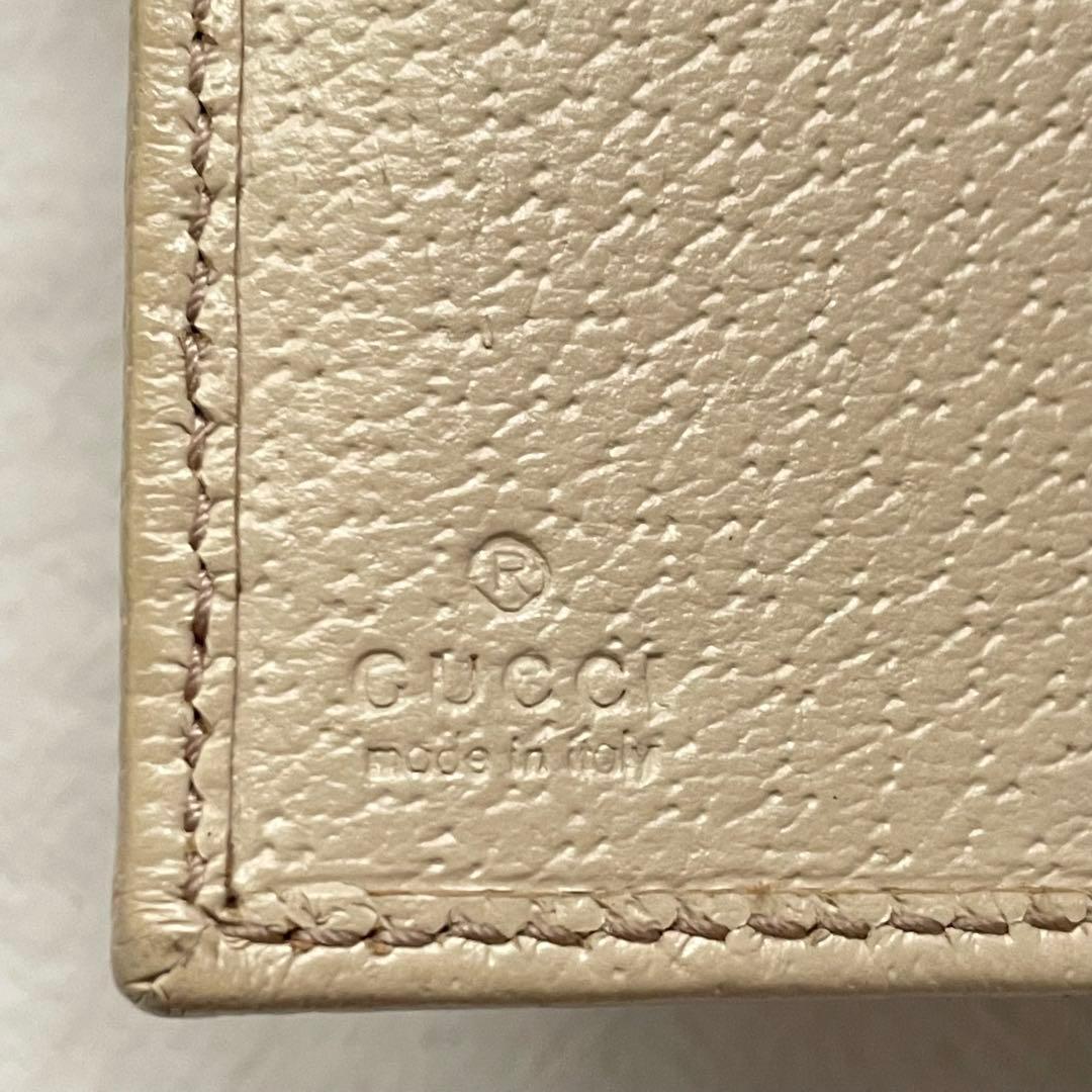 GUCCI グッチ 長財布 GGキャンバス ロゴプレート 折り財布 1219-④