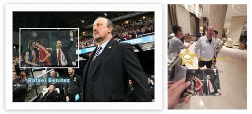 直筆サイン入り写真 ラファエル・ベニテス 大連一方足球倶楽部 SA鑑定済