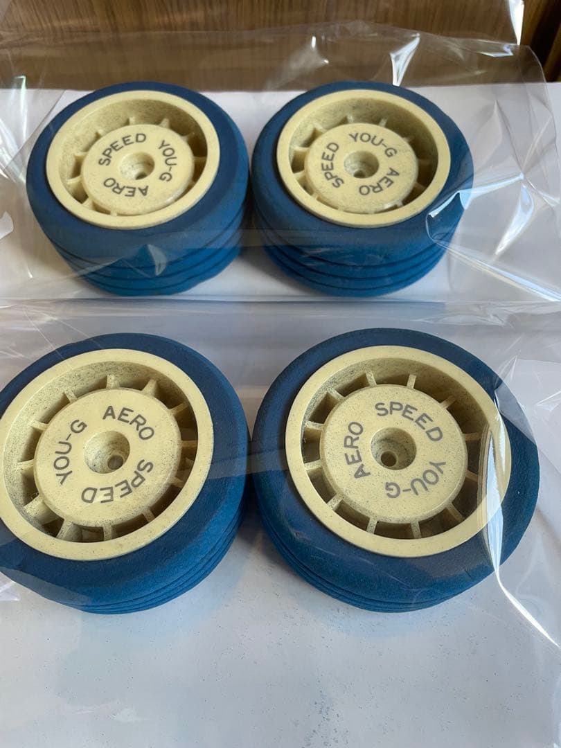 【開封済・未装着品】YOU-G AERO SPEED ホイール 4個セット田宮車