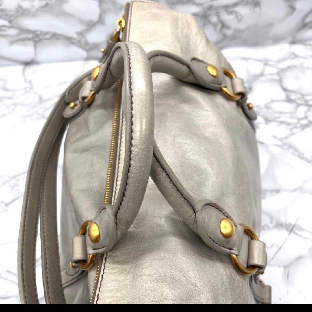 miu miu ✨ vitello lux Bag Mughetto