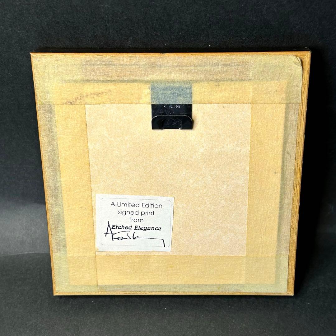 Andrew Cowley ￼版画　猫限定版　シルエット画　猫6点セット