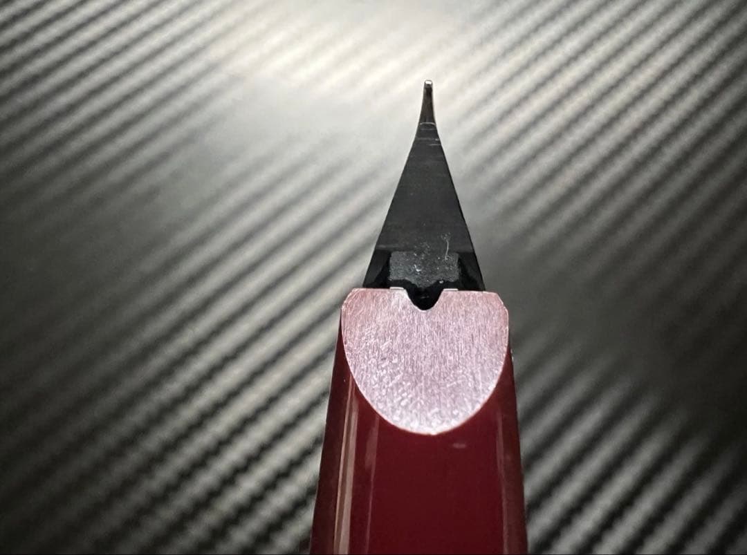 美品 モンブラン クラシック 万年筆 ボルドー EF 極細字