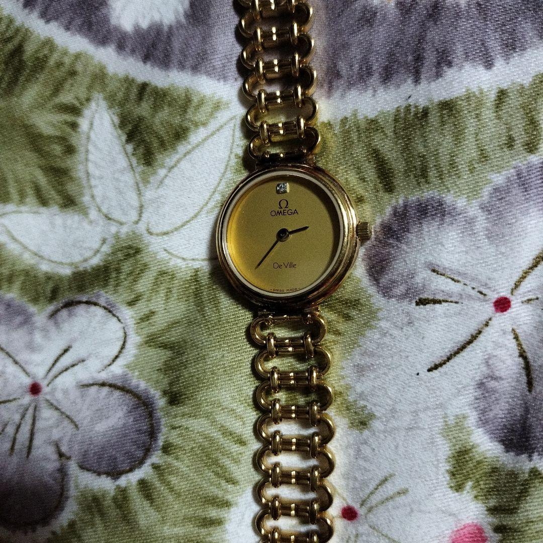 オメガ　デビル　アンティーク　Omega De Ville ゴールド 時計