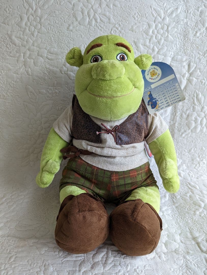 ビルドアベア　シュレック　ぬいぐるみとコスチューム　　ドリームワークス