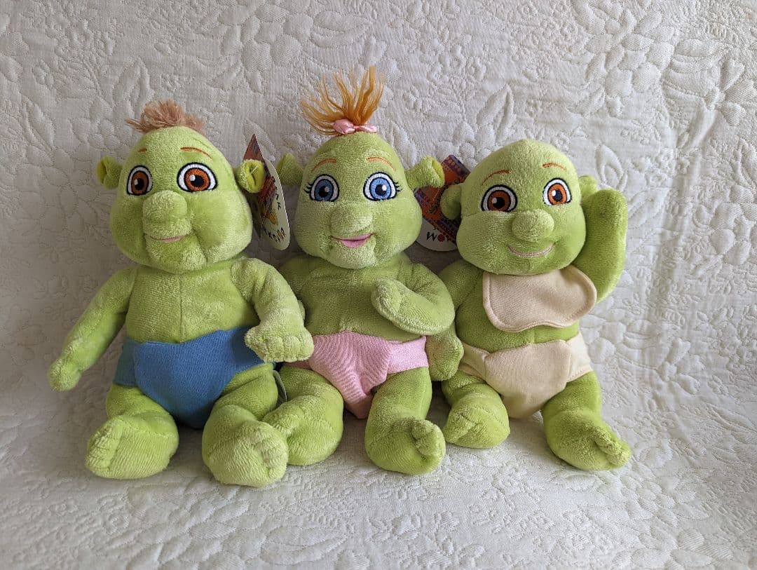 ビルドアベア　シュレック　ぬいぐるみとコスチューム　　ドリームワークス