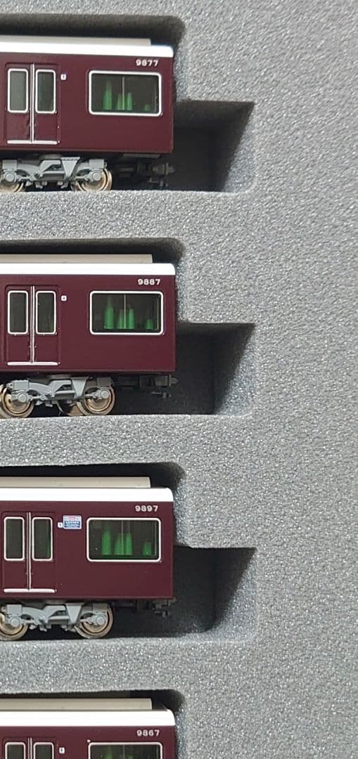 最新8両 阪急 9300系 京都線 10-1822 1823 側面幕仕上品