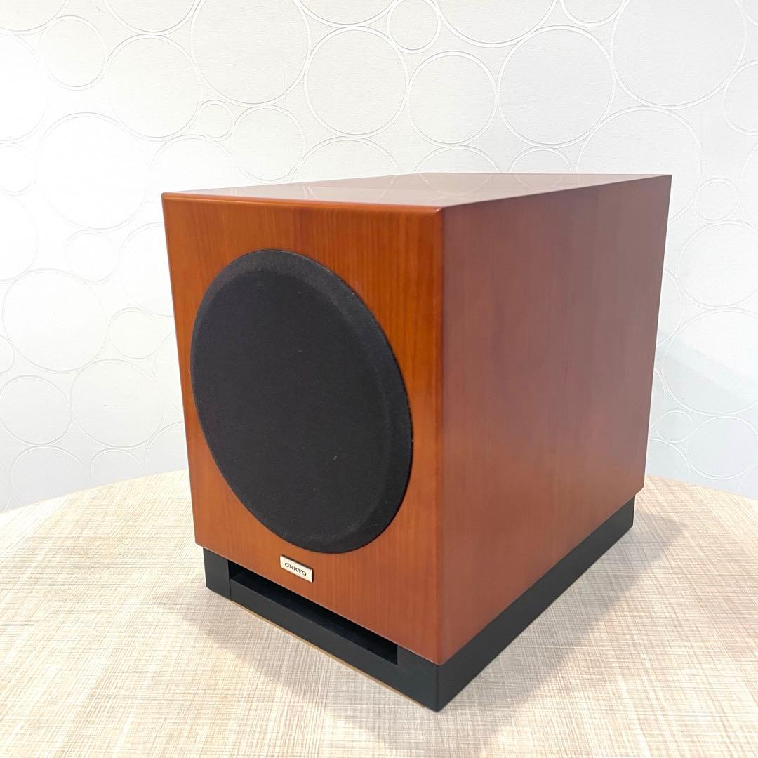 【ONKYO】木目調 5.1ch スピーカーシステム サブウーファー