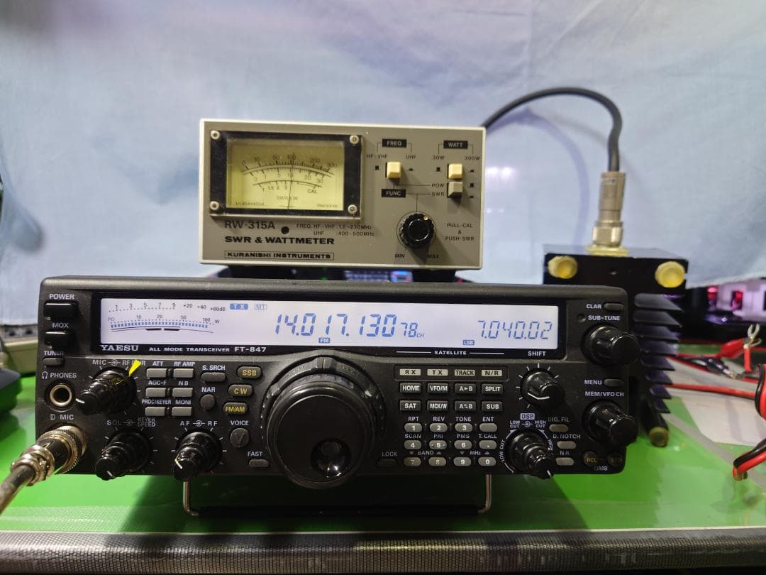 m*y様 YAESU FT-847 コリンズメカフィル付き 美品