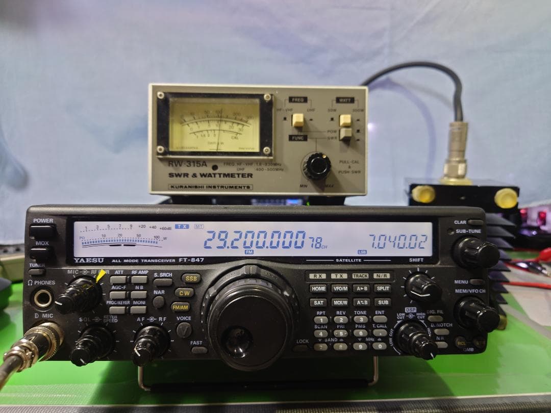 m*y様 YAESU FT-847 コリンズメカフィル付き 美品