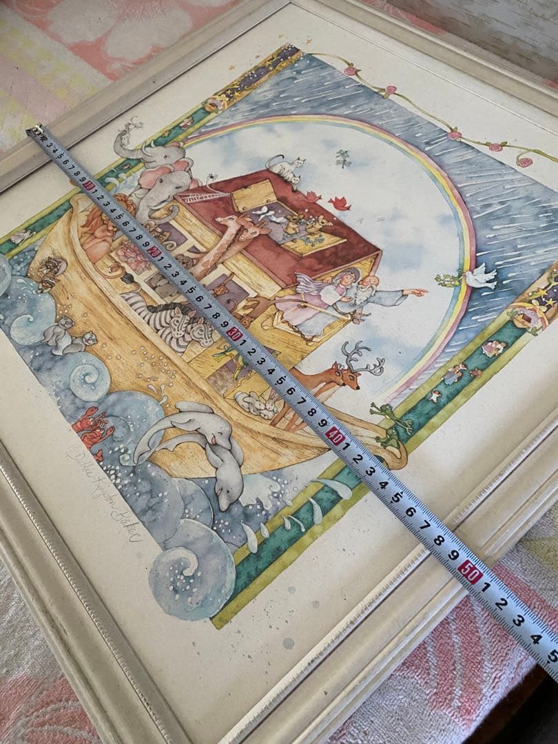 Debbie Kingston Baker Noah's Ark 水彩　絵画