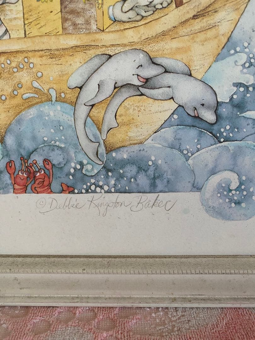 Debbie Kingston Baker Noah's Ark 水彩　絵画