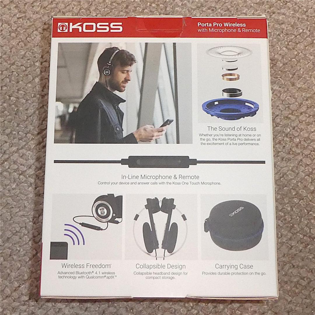 希少 KOSS Porta Pro ワイヤレス ヘッドホン オープンイヤー