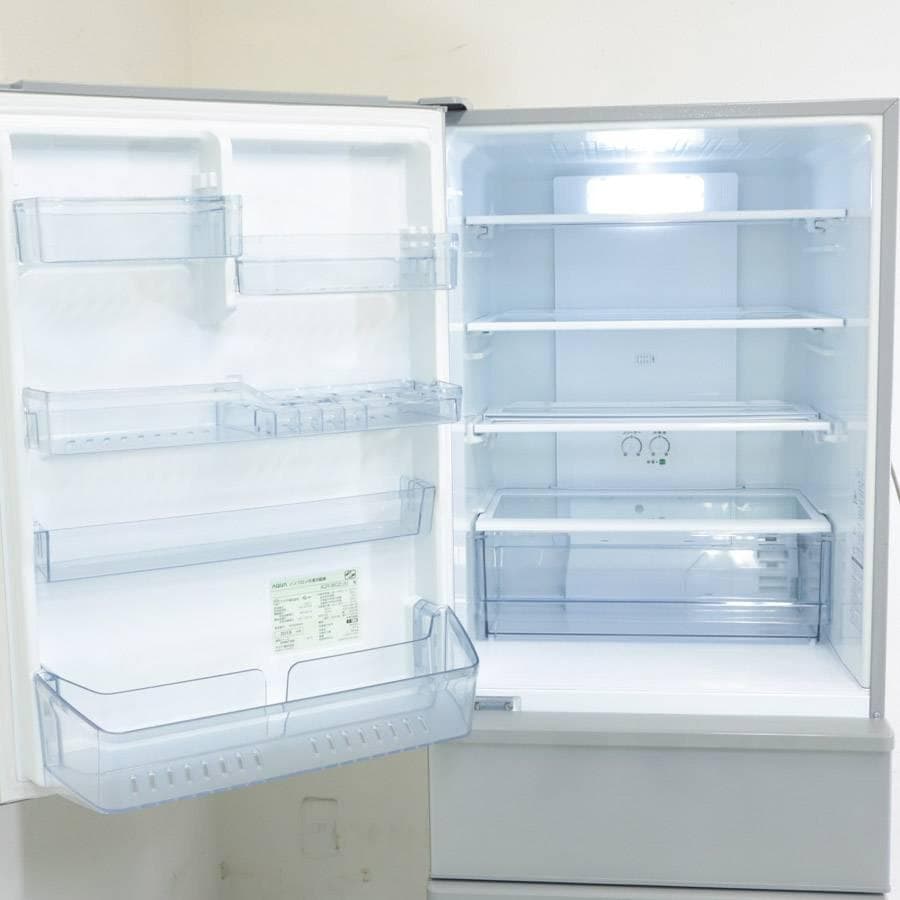 アクア 355L 4ドア 冷蔵庫 AQR-36G2L(S) 左開き シルバー