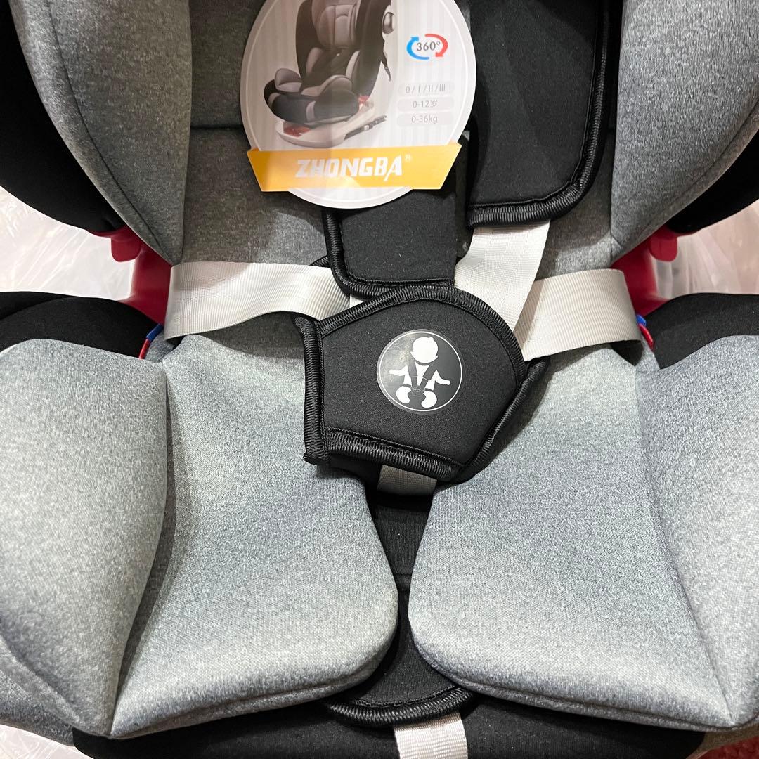 チャイルドシート ISOFIX 360度回転 リクライニング 日よけキャノピー