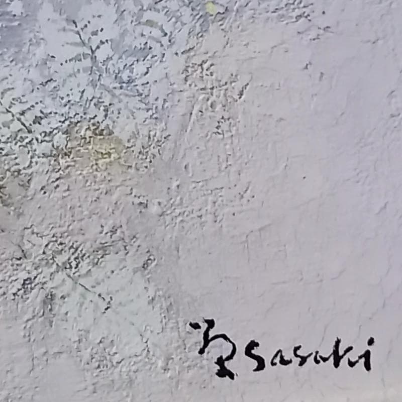 ☆佐々木栄松☆「 湿原のフローラ 」油絵 P10号 新品額!