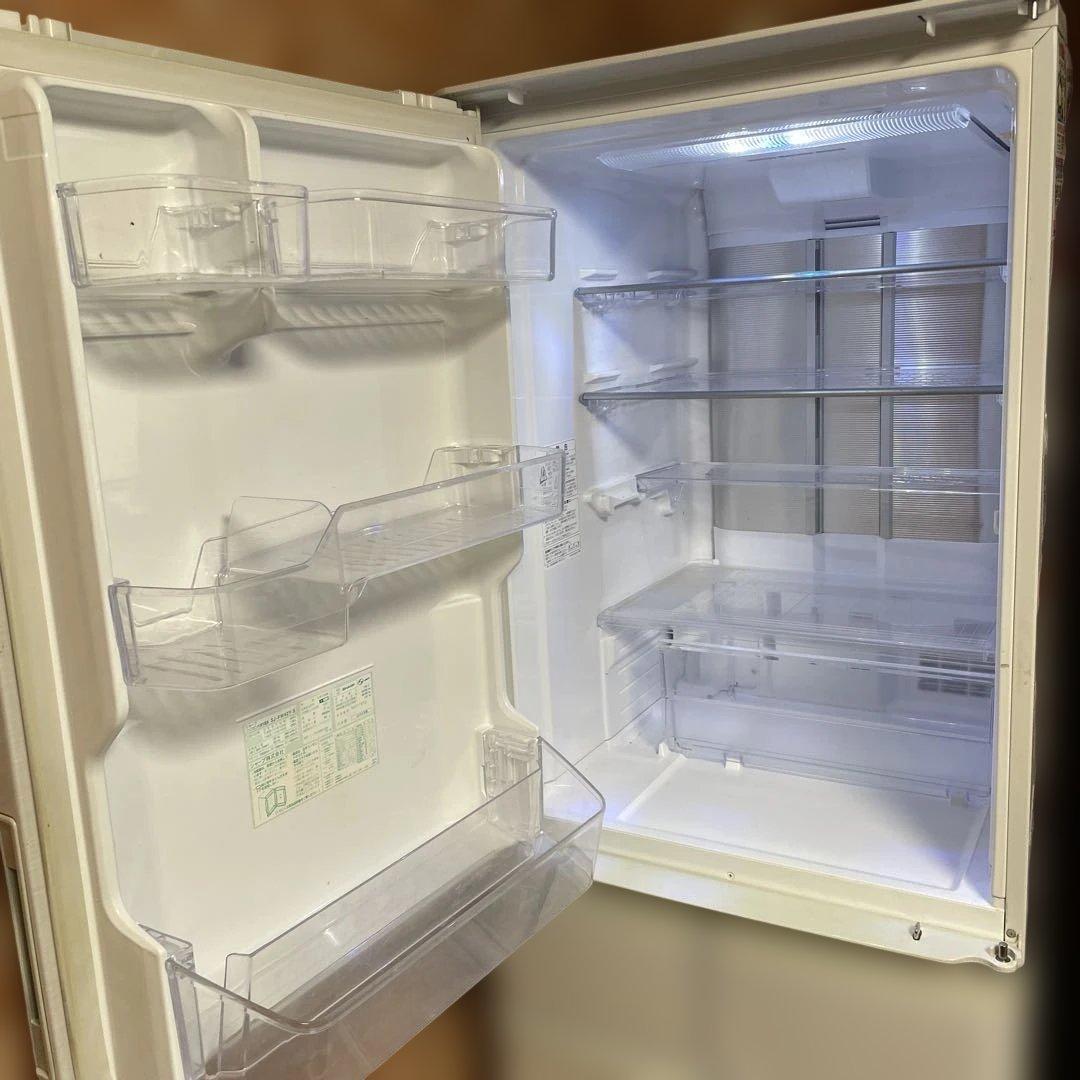 シャープ　両開き　SJ-PW42Y-S ノンフロン冷凍冷蔵庫