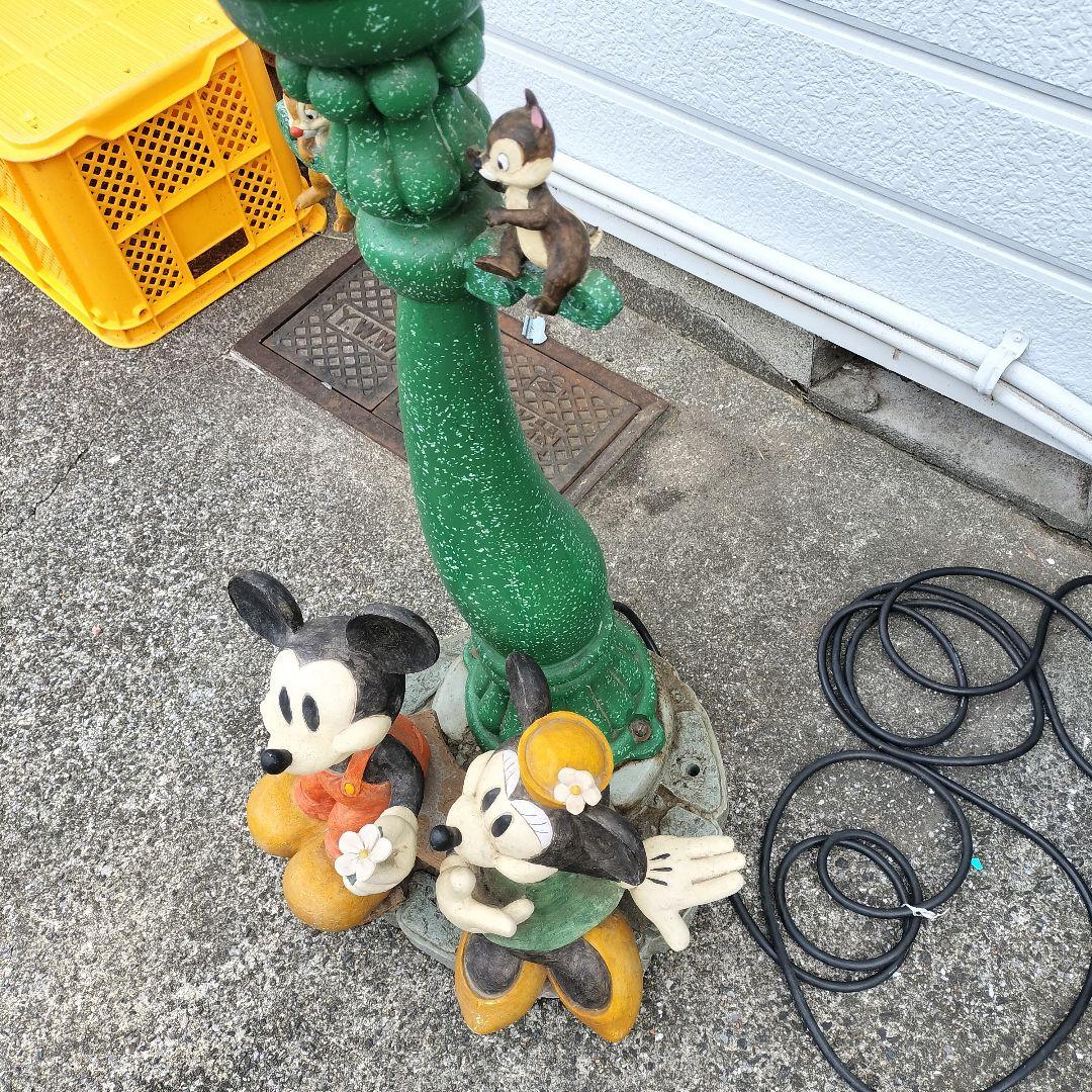 希少 ディズニー ガーデンライト ミッキー ミニー 玄関灯 外灯 アンティーク