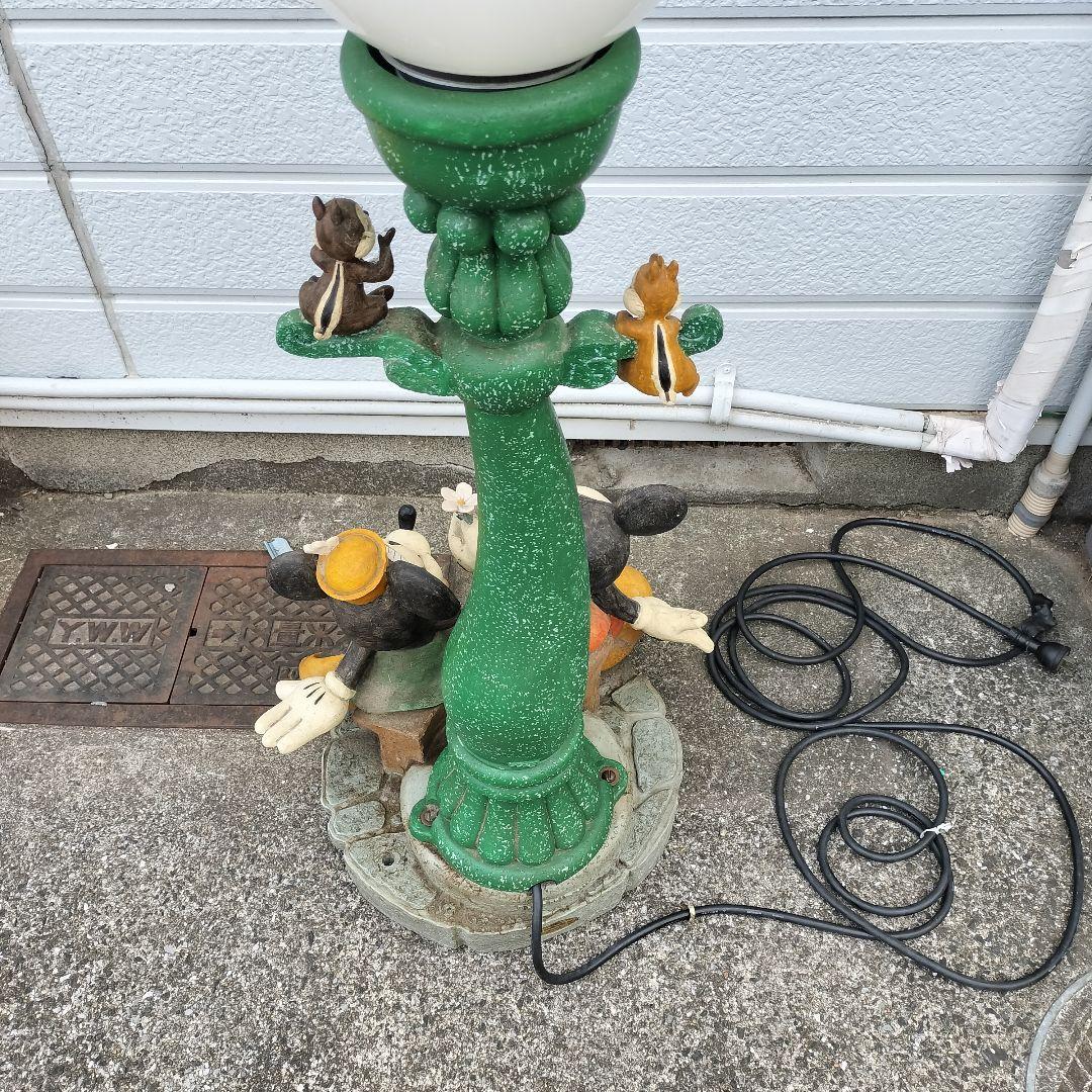 希少 ディズニー ガーデンライト ミッキー ミニー 玄関灯 外灯 アンティーク