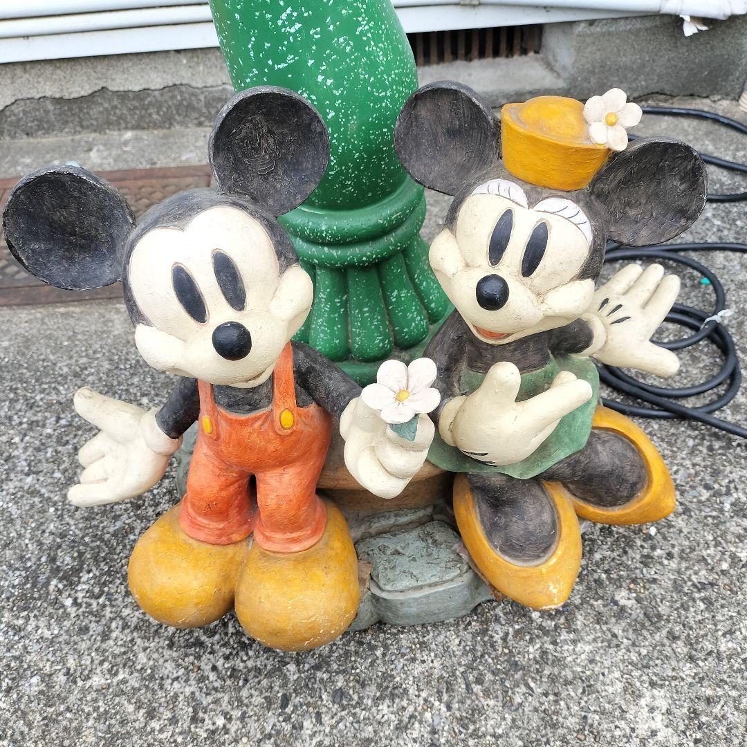 希少 ディズニー ガーデンライト ミッキー ミニー 玄関灯 外灯 アンティーク