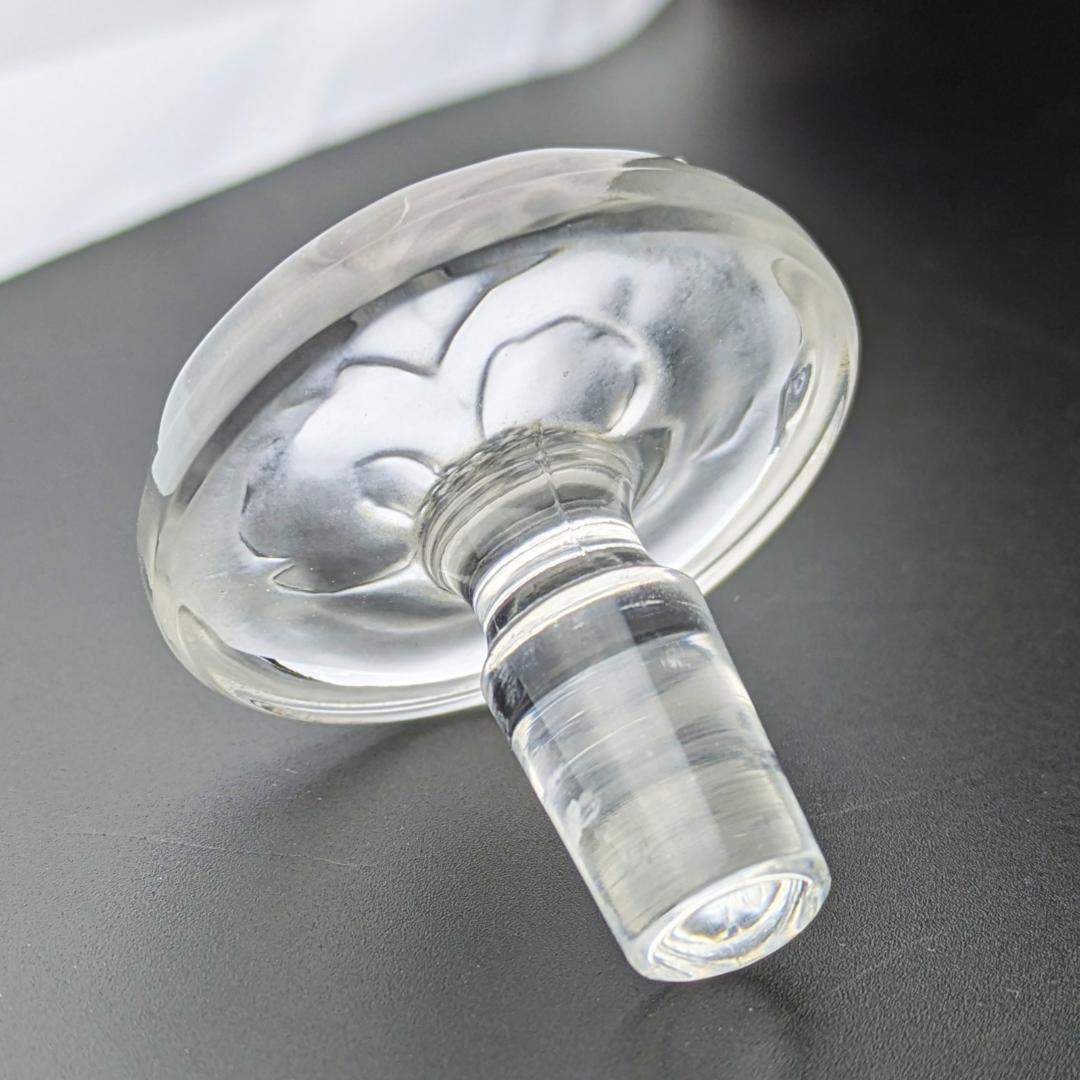 m*i様 ラリック Moulin Rouge 香水瓶 フロストガラス 花モチーフ