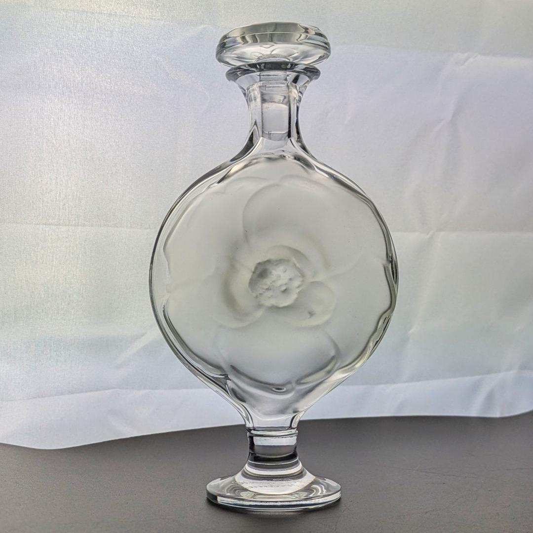 m*i様 ラリック Moulin Rouge 香水瓶 フロストガラス 花モチーフ