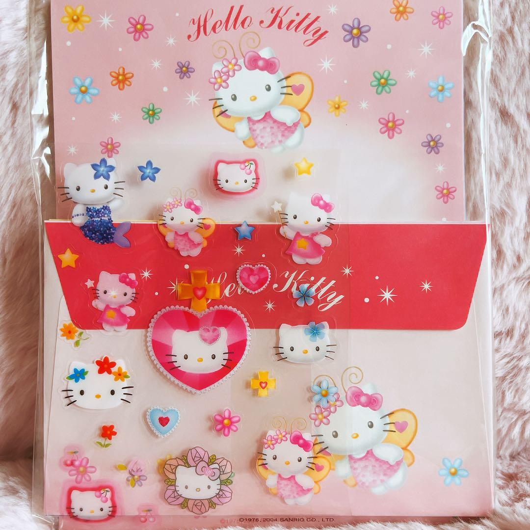 希少レア　ハローキティ　エンジェル　フェアリー　レターセット　2004 サンリオ