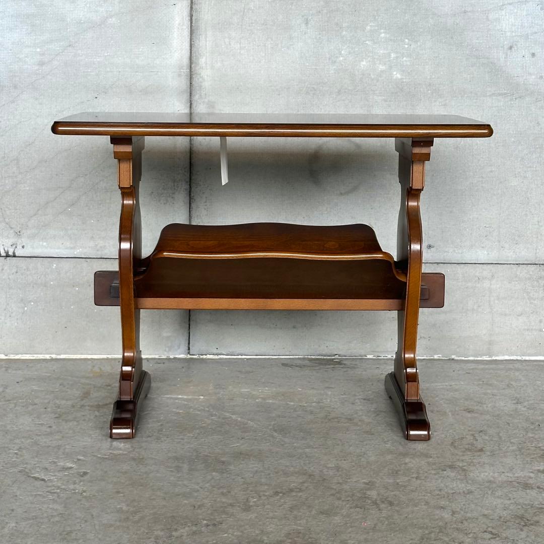 ✿karimoku✿オールドカリモク コロニアル マガジンラック　98年製