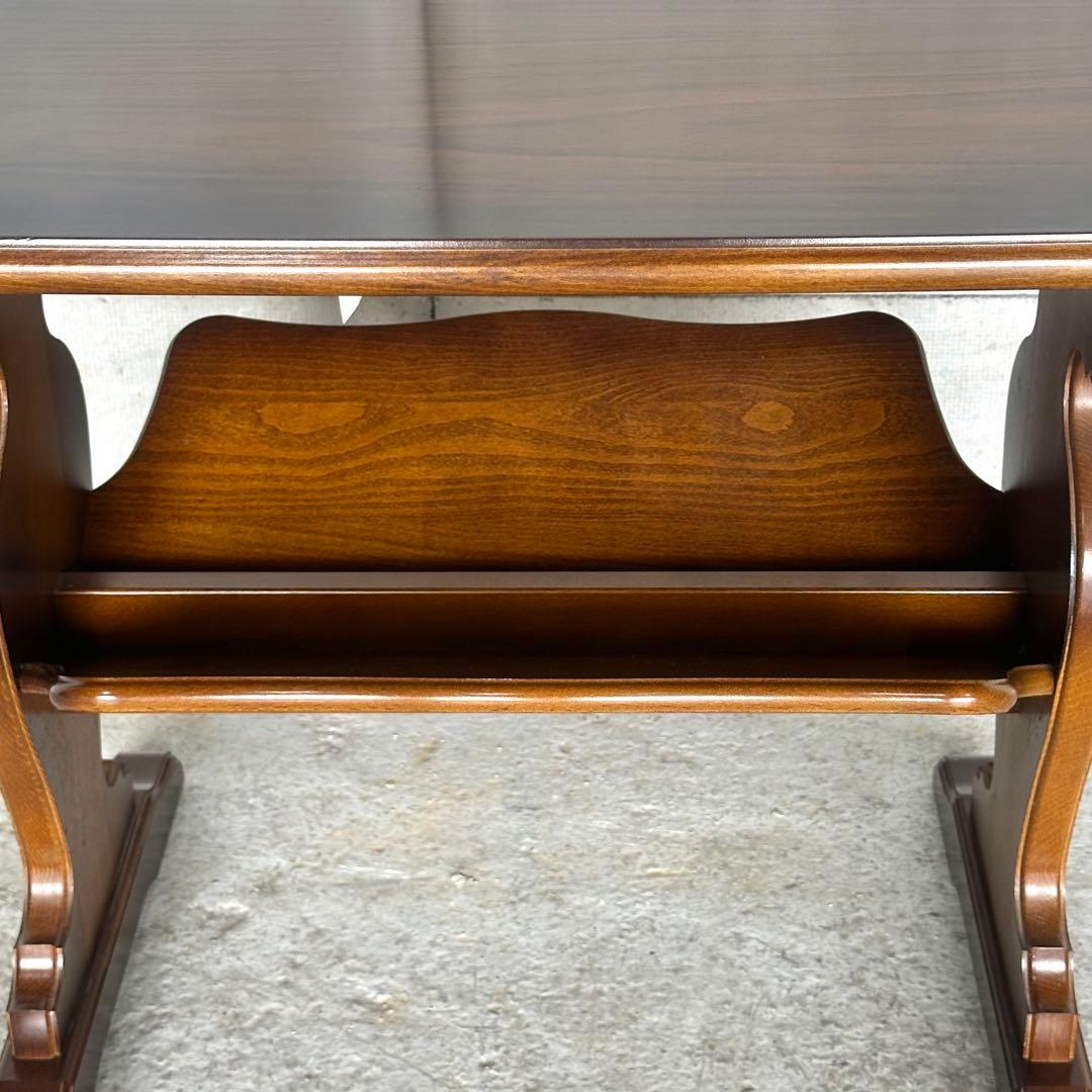 ✿karimoku✿オールドカリモク コロニアル マガジンラック　98年製