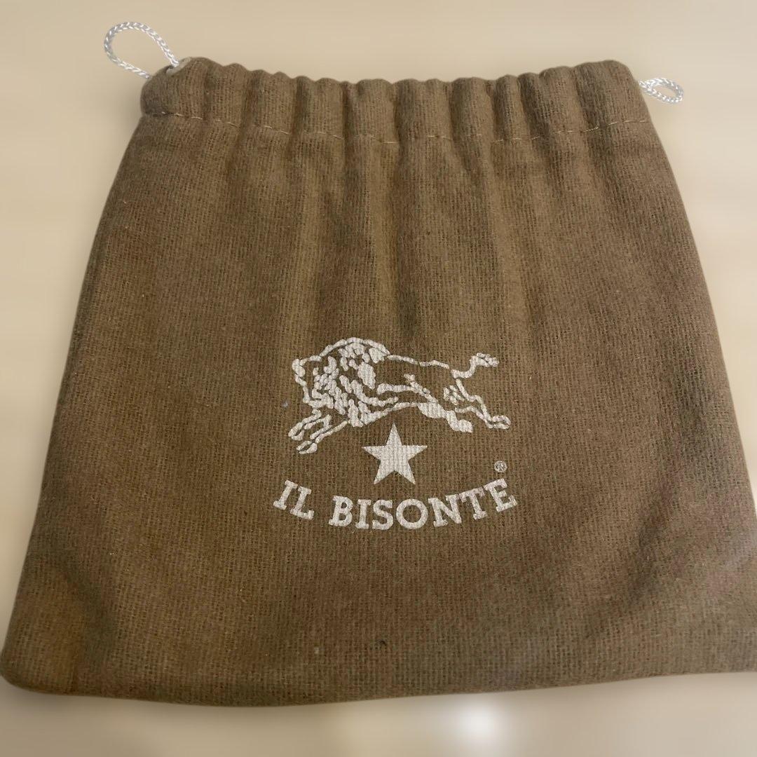 イルビゾンテ 二つ折り財布 袋付き キャラメルブラウン(ヤキヌメ)