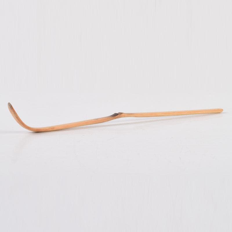 茶道具　影林宗篤作　茶杓　銘「丹頂」　前大徳　福本積應書付　共筒共箱　V8689