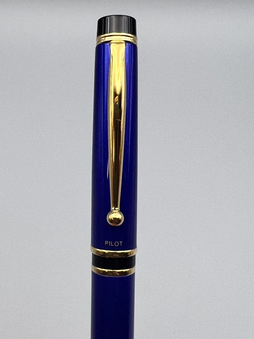 PILOT パイロット 万年筆 カスタム ブルーマーブル F ペン先 14K
